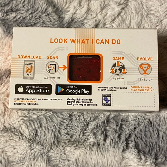 Hot Wheels id Car Night Burner with Built-in NFC Chip, 1/64 Scale GML25 Rare - Picture 5 of 6